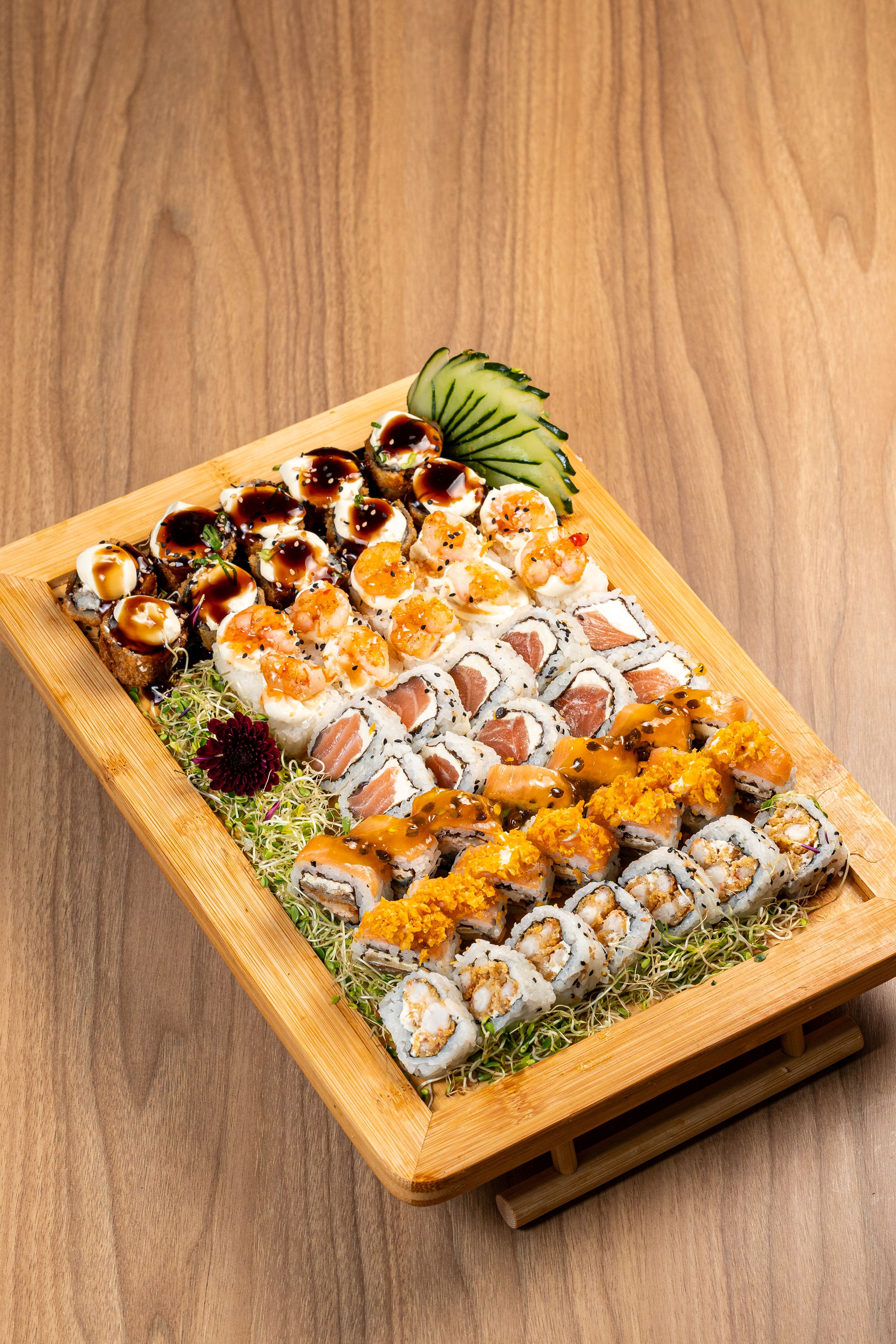 Combinado Mix Camarão e Salmão