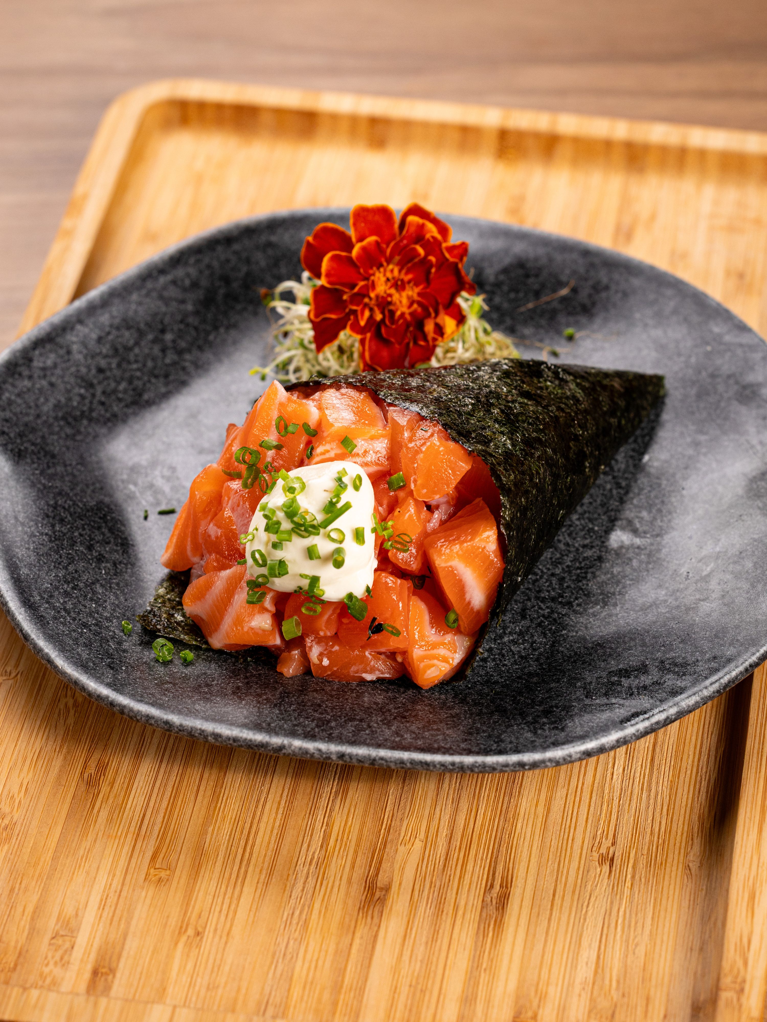 Temaki Filadélfia Sem Arroz